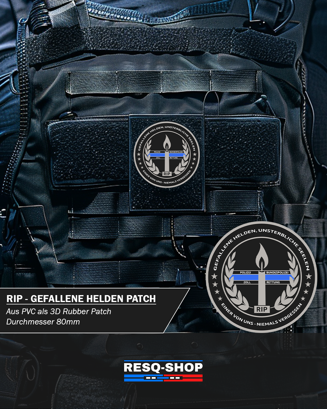 RIP - Gefallene Helden Patch